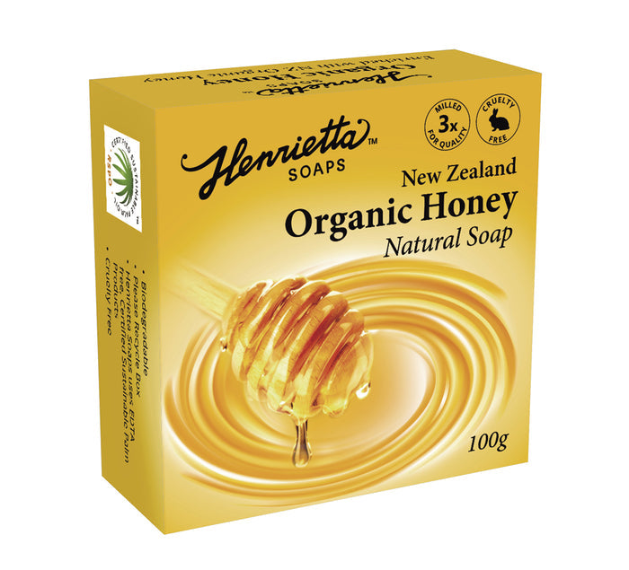 Henrietta 302 Organic Honey Soap Bar 100g