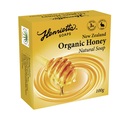 Henrietta 302 Organic Honey Soap Bar 100g