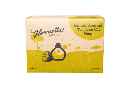 Henrietta Lemon Scented Tea Tree Oil Soap 100g