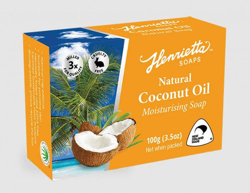 Henrietta Natural Coconut Oil Moisturising Soap 100g
