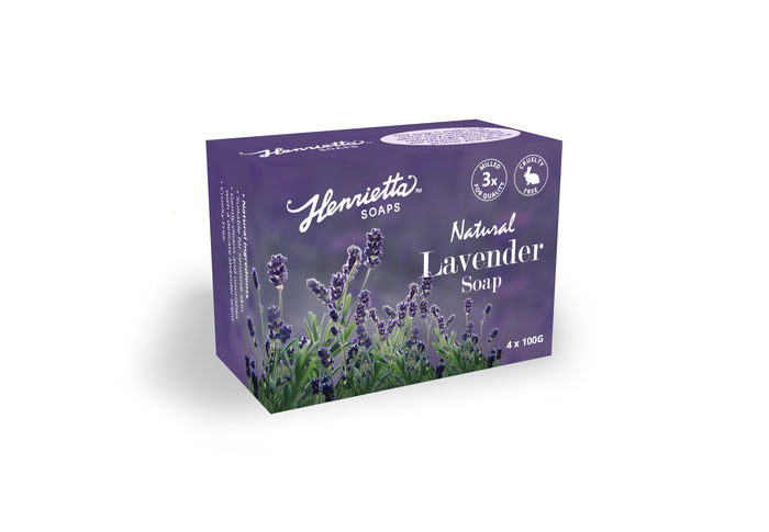 Henrietta Natural Lavender Moisturising Soap 100g