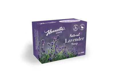 Henrietta Natural Lavender Moisturising Soap 100g