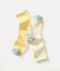 Hi-Ankle Crew Sock Lime/Cream