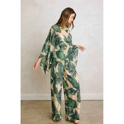 Hidden Oasis Wide Leg Pull On Pants