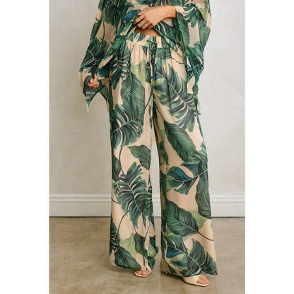 Hidden Oasis Wide Leg Pull On Pants