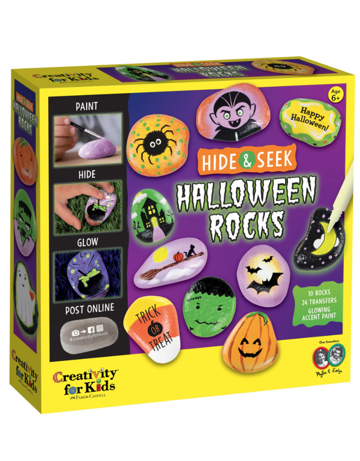 Hide & Seek Halloween Rock Painting Kit
