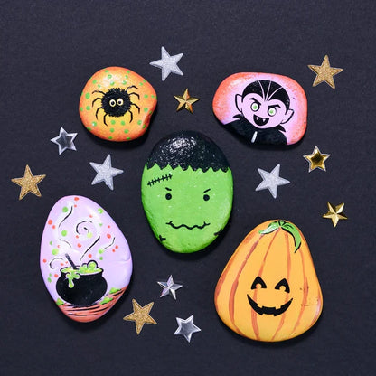 Hide & Seek Halloween Rock Painting Kit