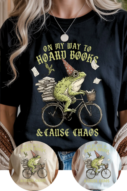 Hoard Books, Cause Chaos Graphic Tee