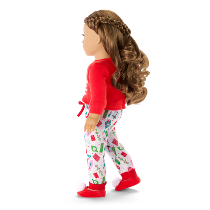 Holiday Wish List PJs for 18-inch Dolls