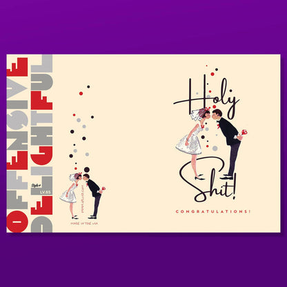 HOLY SHIT! wedding card