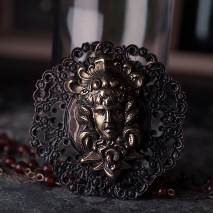 medusa statement necklace