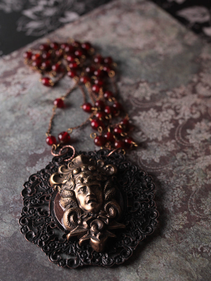 medusa statement necklace