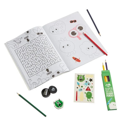 Hugga Camo kids Activity Set with Colouring & Craft Supplies