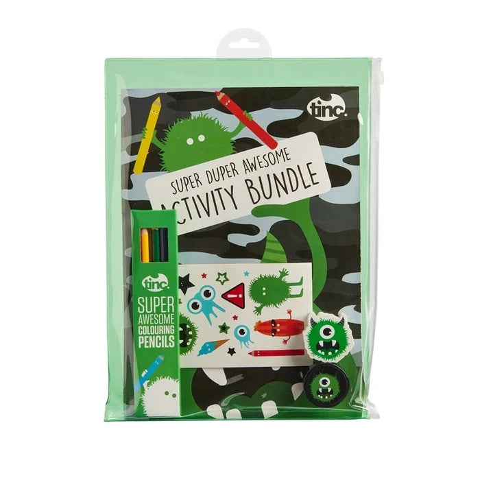 Hugga Camo kids Activity Set with Colouring & Craft Supplies