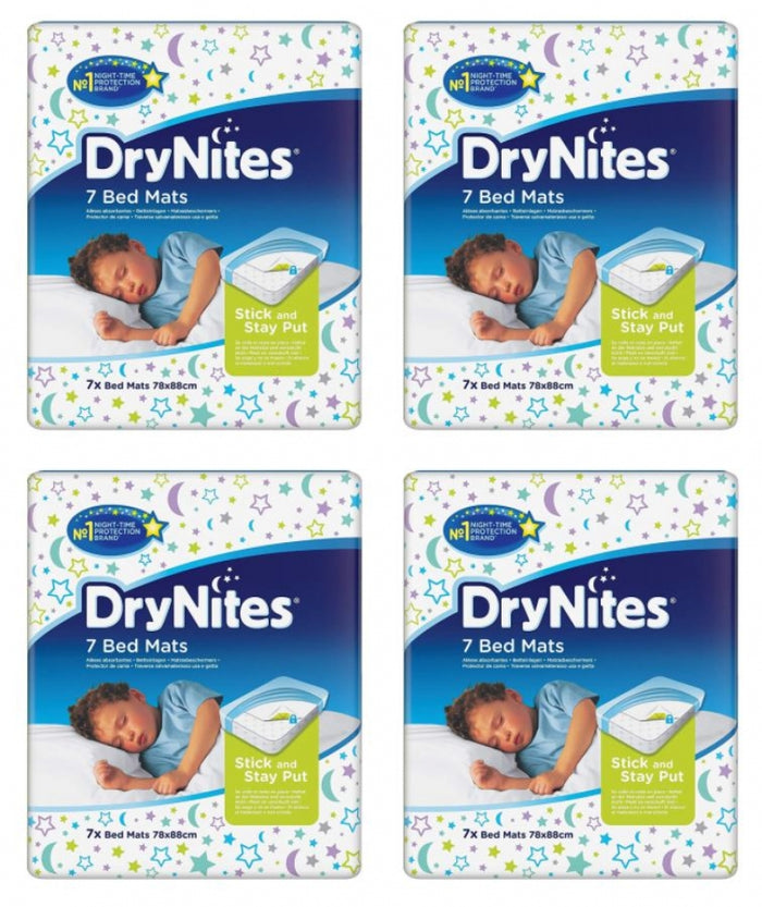 Huggies DryNites Disposable Bed Mats 86cm x 78cm