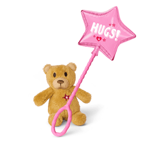 Hugs and Well Wishes Balloon & Bear for WellieWishers™ & Bitty Baby® Dolls