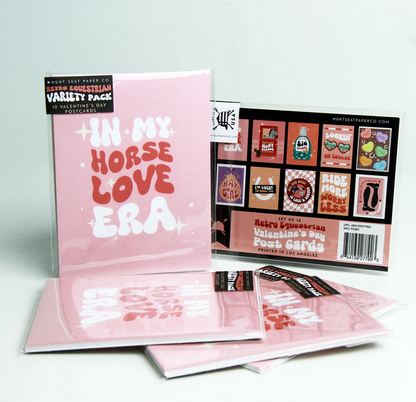 Hunt Seat Paper Co. Valentines Postcards - Set of 10