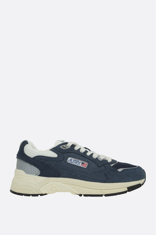 Hyperway sneakers in mesh and suede