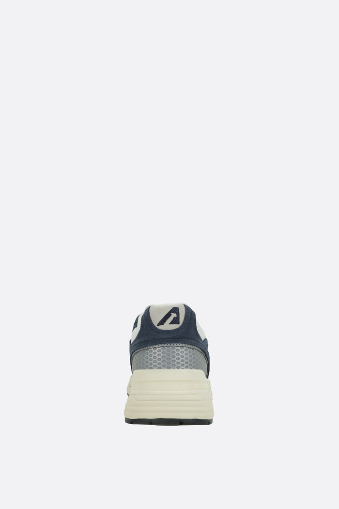 Hyperway sneakers in mesh and suede