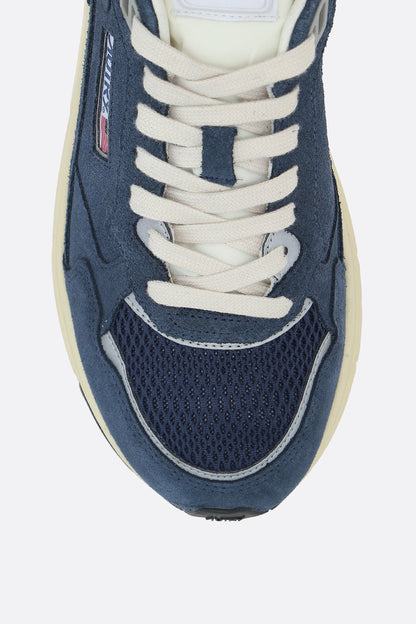 Hyperway sneakers in mesh and suede