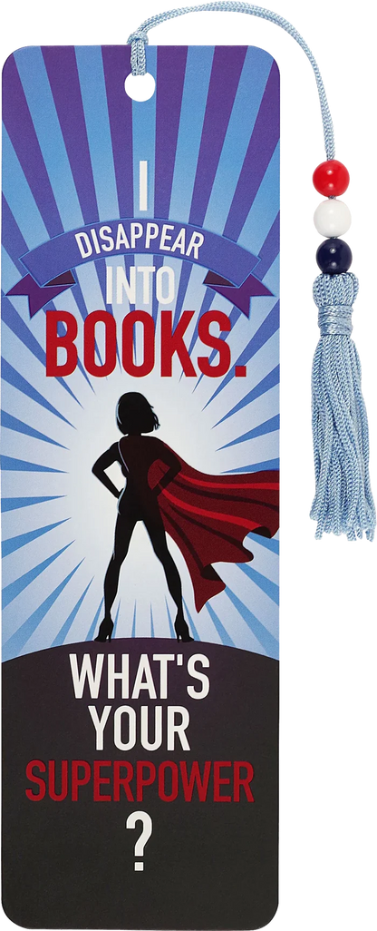 I Disappear Into Books Bookmark