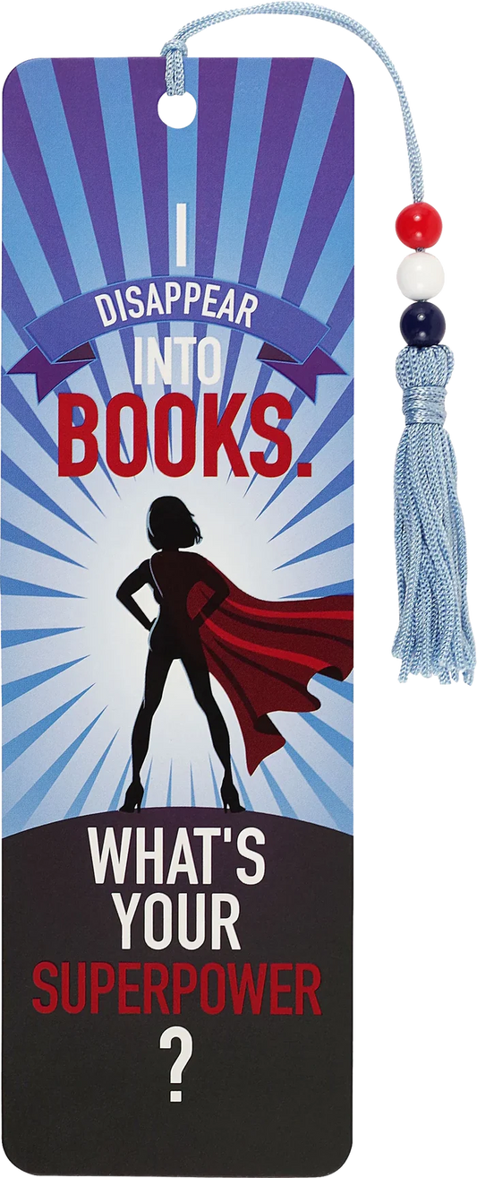 I Disappear Into Books Bookmark