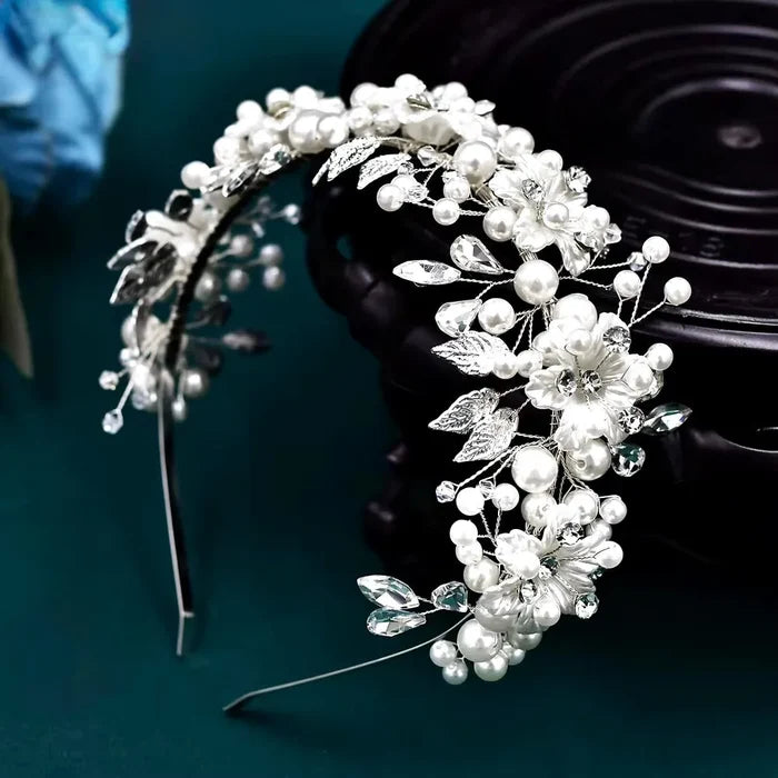 Wedding Hair Accessories - Romantic Floral Bridal Headband