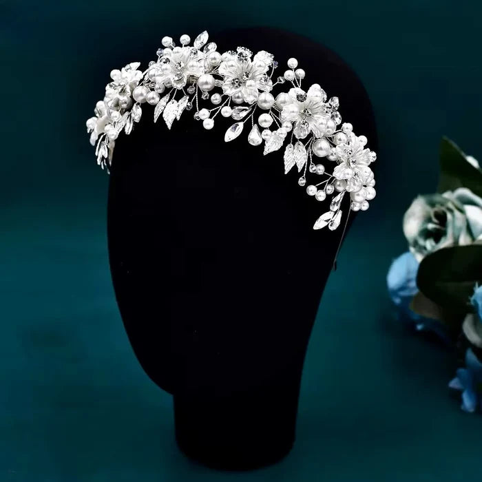 Wedding Hair Accessories - Romantic Floral Bridal Headband