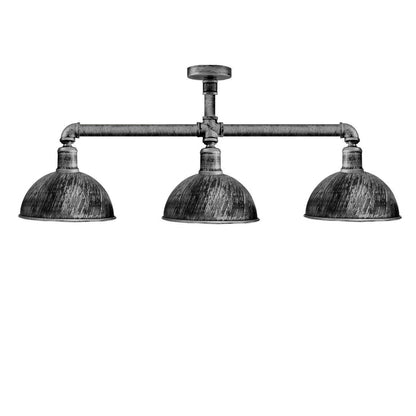 Industrial Pipe 3 Way Ceiling Light| Adjustable E27 Steampunk~3595