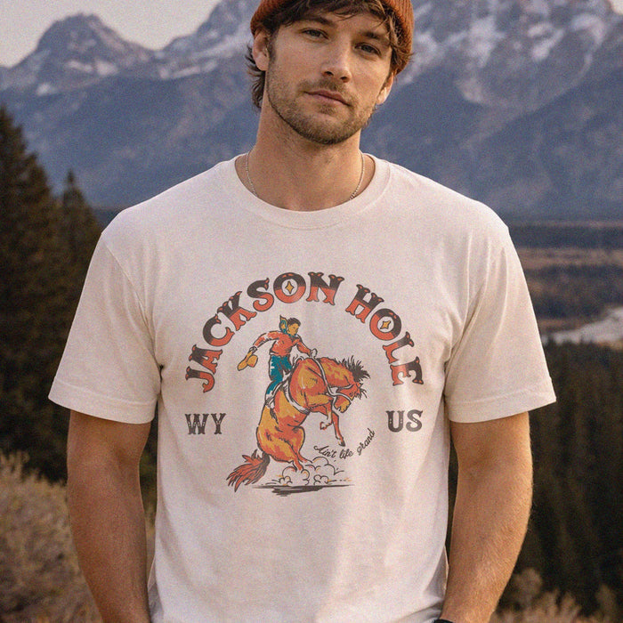 Jackson Hole, Wyoming T-Shirt-USA Made | 100% Cotton