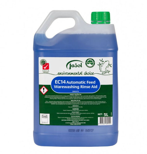 Jasol EC14 Automatic Feed Warewashing Rinse Aid