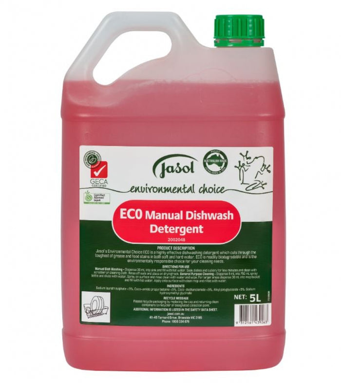 Jasol Environmental EC0 Manual Dishwashing Detergent