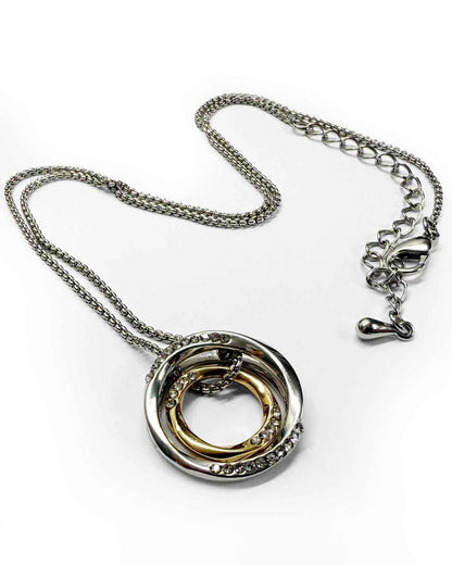 Jayda Double Hoop Pendant Necklace - Image 2 - Country Collection