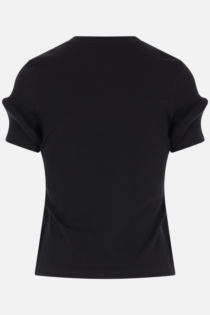 jersey t-shirt with circle sleeves
