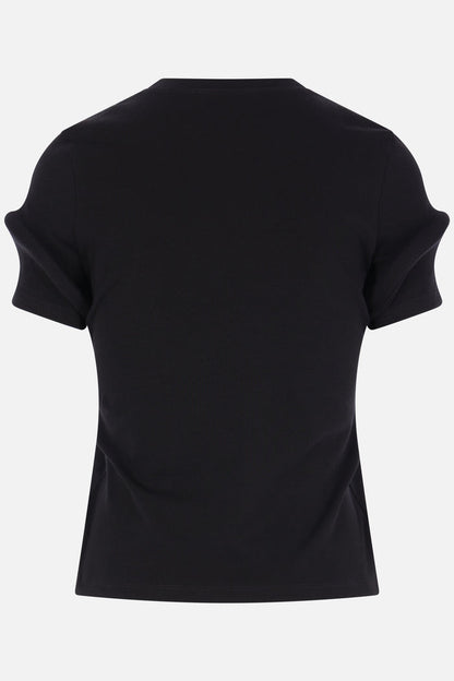 jersey t-shirt with circle sleeves