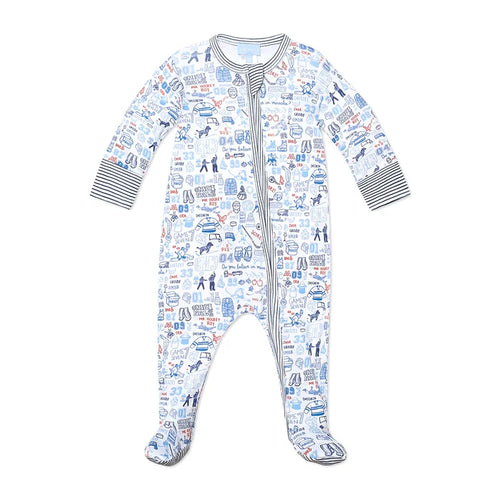 Joy Street Kids Hockey Zip Onesie