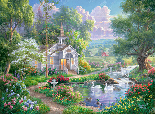 Joyful Chapel - Diamond Art Club DIY Kit