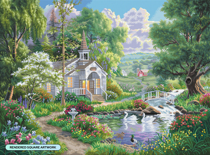 Joyful Chapel - Diamond Art Club DIY Kit