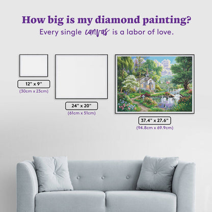 Joyful Chapel - Diamond Art Club DIY Kit