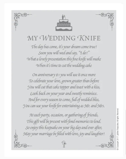 Jubilee Keepsake Knife : Elegant White