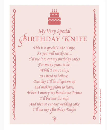 Jubilee Keepsake Knife : Pink Gingham
