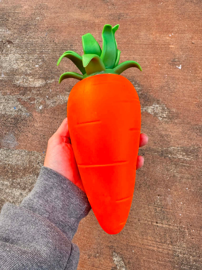Jumbo Carrot Dough Fill Squish Toy
