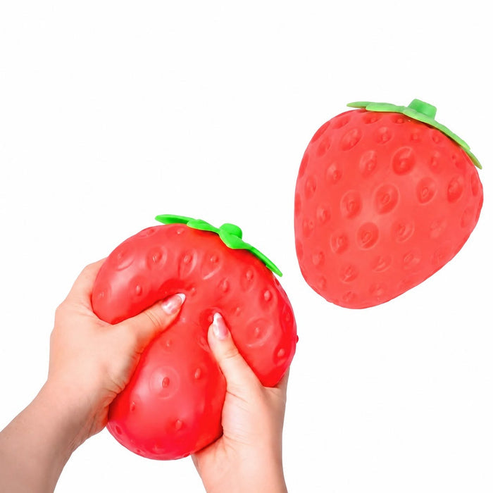 Jumbo Strawberry Dough Fill Squish Toy
