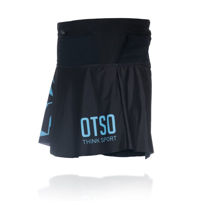 Jupe short - Negra & Turquoise