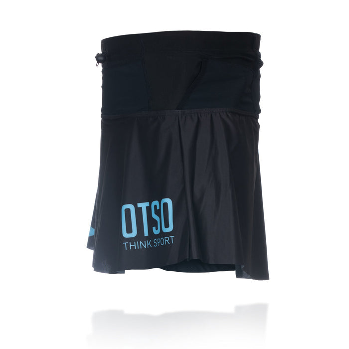 Jupe short - Negra & Turquoise