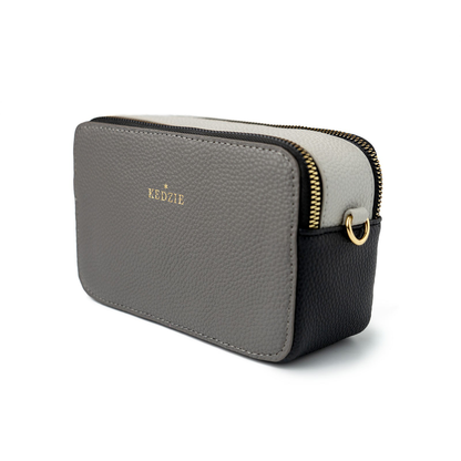 Kedzie Modernist Color Pop Crossbody Bag, Gray