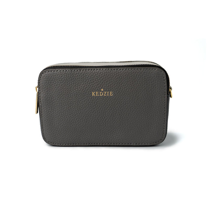 Kedzie Modernist Color Pop Crossbody Bag, Gray