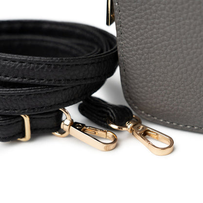 Kedzie Modernist Color Pop Crossbody Bag, Gray