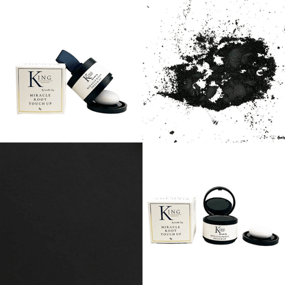 King Hair & Beauty Miracle Root Touch Up - Black