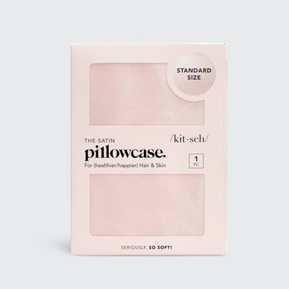 KITSCH Satin Pillowcase Standard in Blush